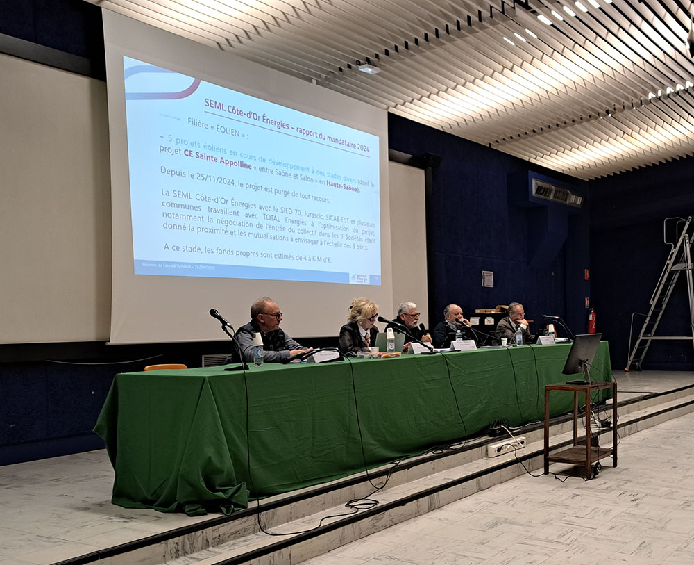 Dernière réunion de l’année pour les membres du Comité Syndical du SIED 70 